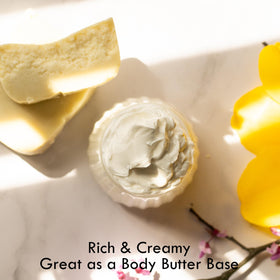 Better Shea Butter close-up texture displays smooth refined butter for easy melting