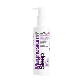 BetterYou front packaging showing bottle and sleep lotion benefits