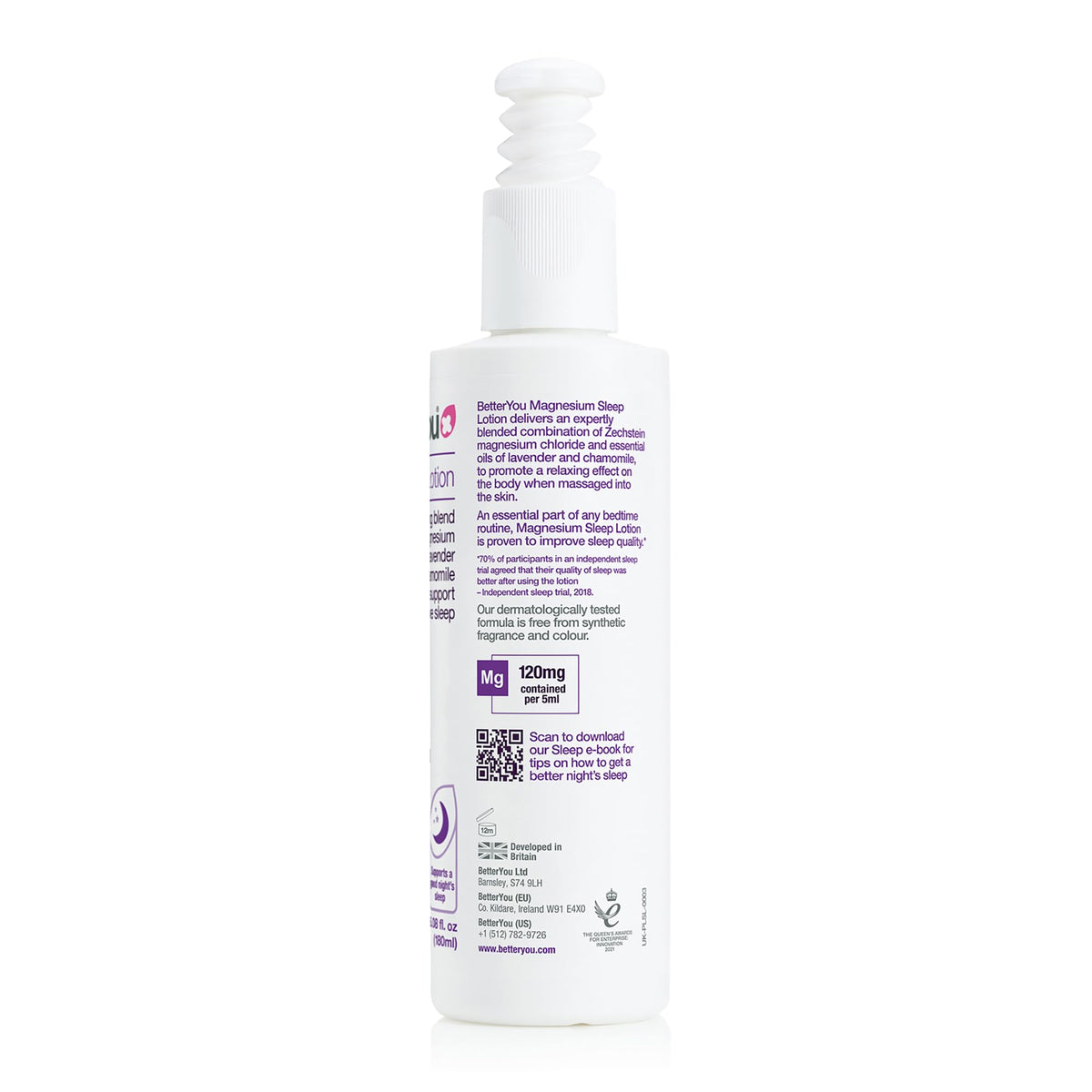BetterYou bedside evening routine scene promoting restful habit