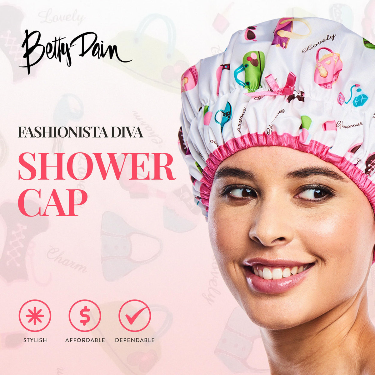 Betty Dain close-up of soft inner lining highlighting gentle protection for hair