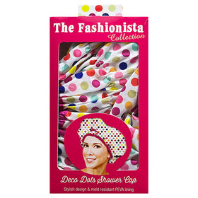 Betty Dain folded cap showing compact travel-ready size and convenience