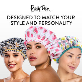 Betty Dain cap on bathroom vanity styled for lifestyle appeal and durable use benefit