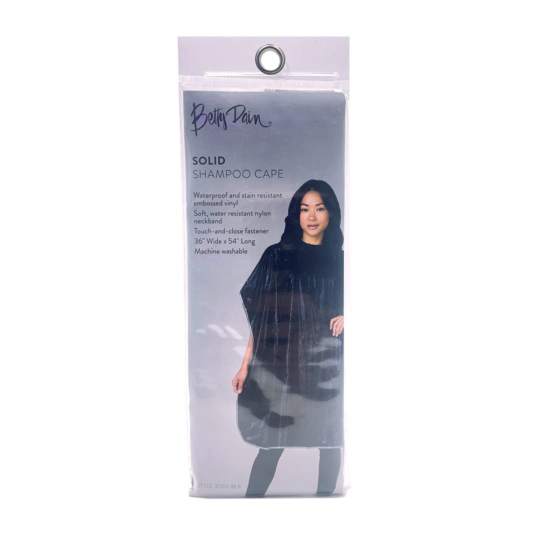 Betty Dain machine-washed cape folded ready for quick reuse and easy care