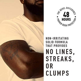 Bevel ingredients label close-up showing aluminum-free formulation benefits