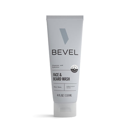 Bevel front bottle view showing product and clear labeling for daily cleansing