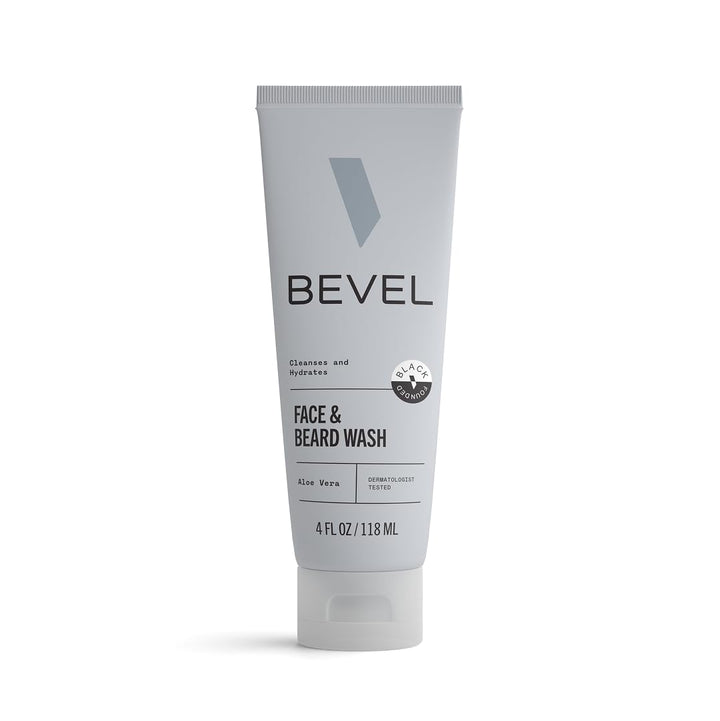 Bevel front bottle view showing product and clear labeling for daily cleansing