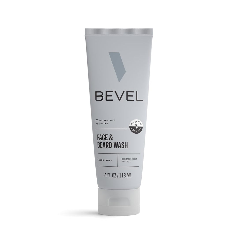 Bevel front bottle view showing product and clear labeling for daily cleansing