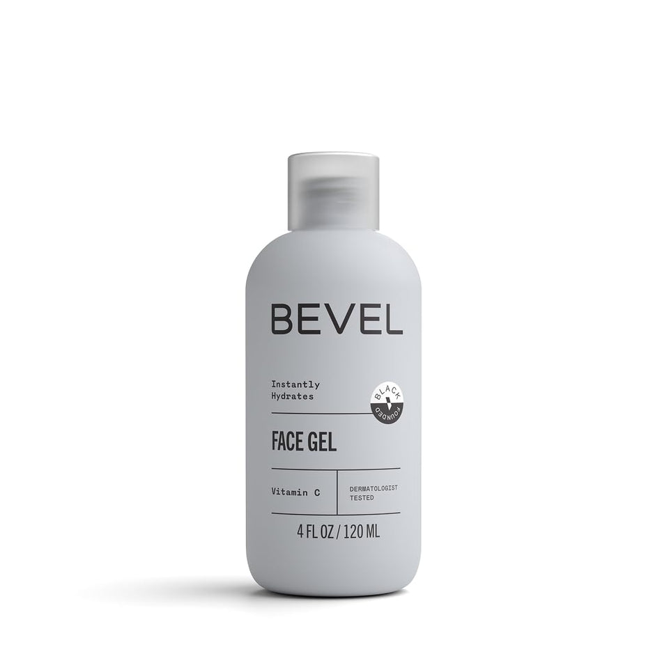 Bevel front packaging showing clear gel and label, highlights lightweight hydration