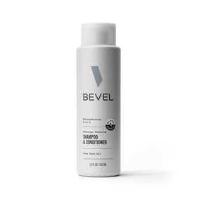 Bevel front packaging 12 oz bottle showing label and brand benefits
