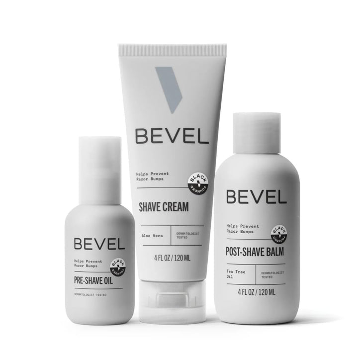 Bevel front packaging showing full kit and clean presentation for gifting