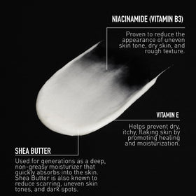 Bevel shea butter and argan oil close-up highlighting nourishing ingredients