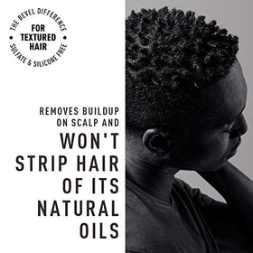 Bevel shampoo lather texture demonstrating gentle yet effective foam