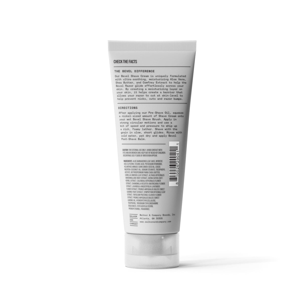 Bevel shaving cream on bathroom counter in lifestyle scene showing daily grooming routine