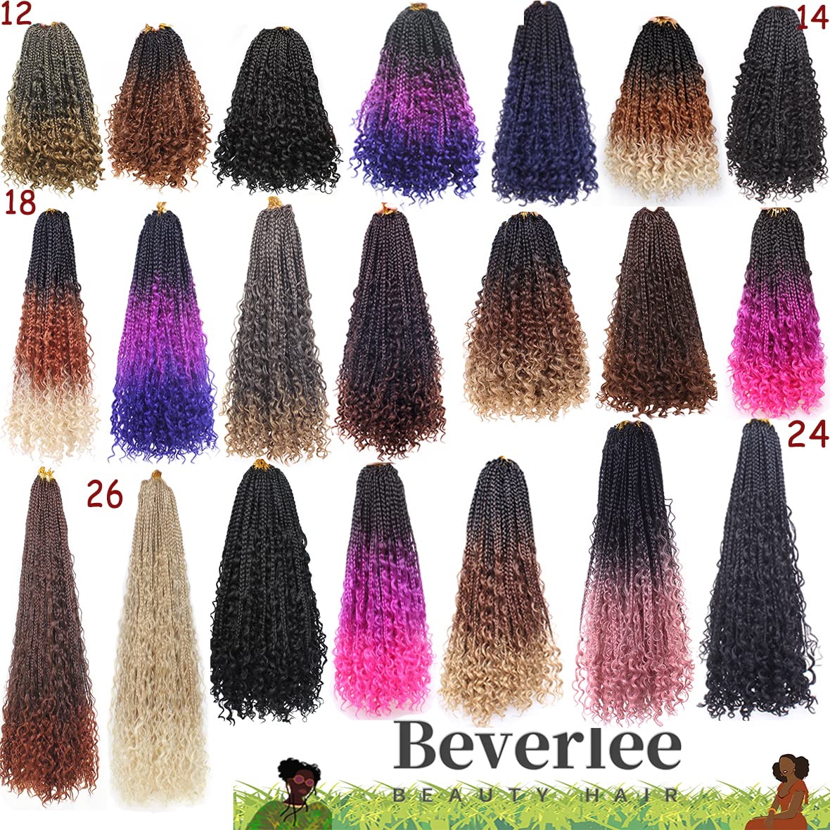 Beverlee scale comparison with hand showing strand length and volume benefit