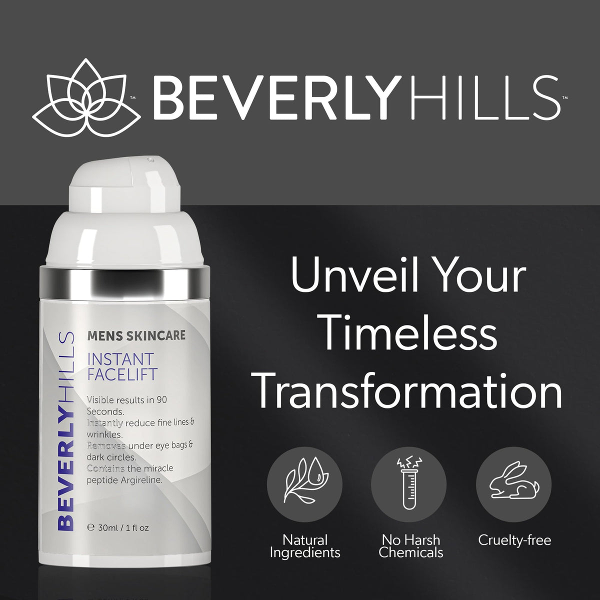 Beverly Hills travel-ready tube placed in a grooming kit for on-the-go confidence