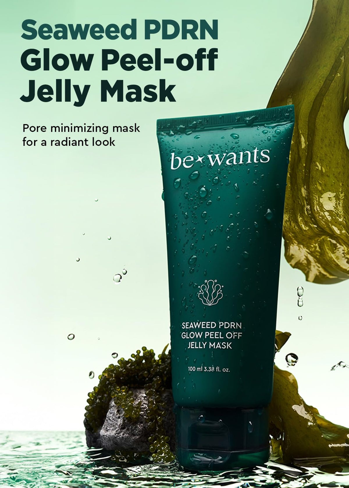 BE+WANTS close-up jelly texture highlighting smooth spreadability