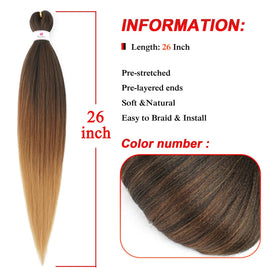 Beyond Beauty ombré color transition showing blended shades and realistic depth