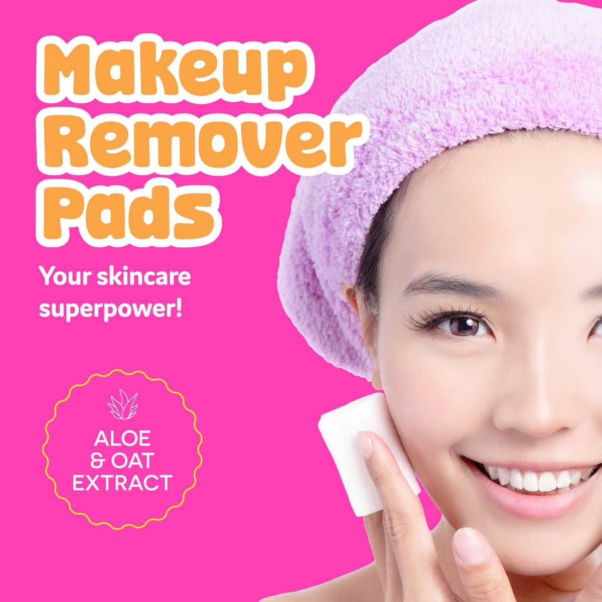 BeYoutiful open jar with stacked toner pads, easy grab-and-go convenience