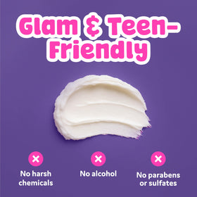 BeYoutiful hand cream applied by teen demonstrating soft non-greasy hands