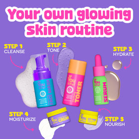 BeYoutiful serum pipette applying drop demonstrating targeted hydration