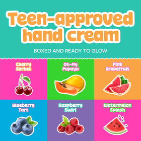 BeYoutiful six cream tubes arranged to show scent variety and sharing