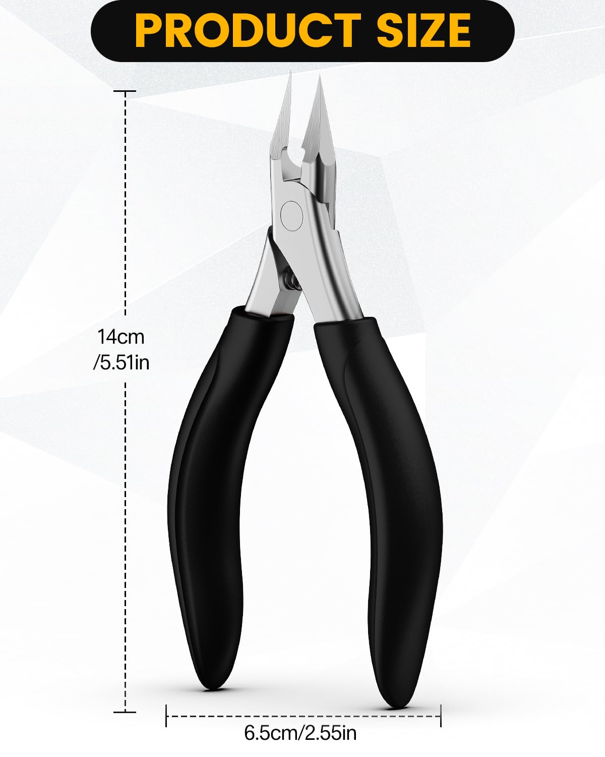BEZOX smooth trimmed toenail showing neat, fray-free finish