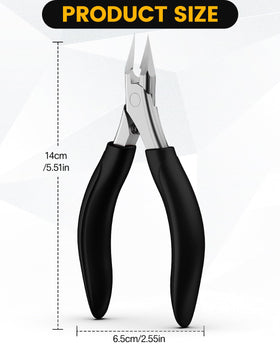 BEZOX smooth trimmed toenail showing neat, fray-free finish