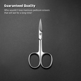 BEZOX curved blade close-up demonstrating precise, low-resistance cuts