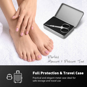 BEZOX cutting a toenail illustrating clean, controlled trimming