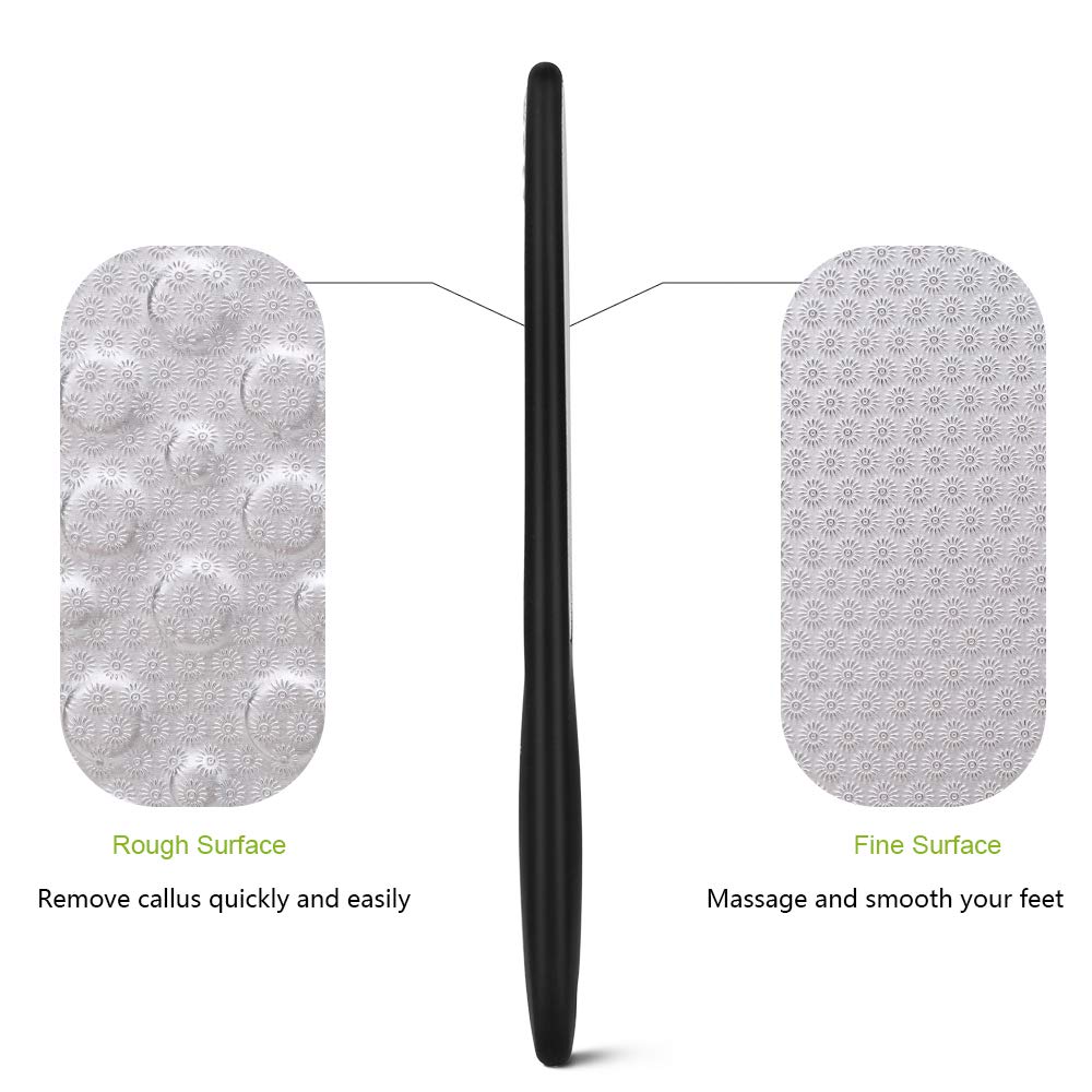 BEZOX foot file on bathroom counter styled with towel for home pedicure benefit