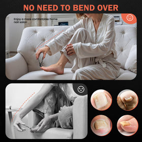 BEZOX handle close-up with non-slip texture offering comfortable secure grip
