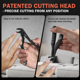 BEZOX open jaw blade view showing sharp rust-resistant steel for smooth cuts