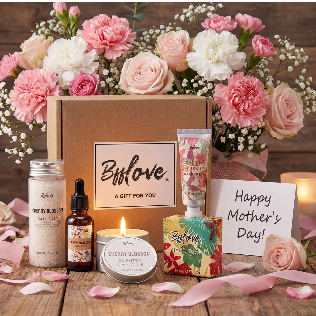BFFLOVE lifestyle bathroom setup showing spa moment and easy home relaxation
