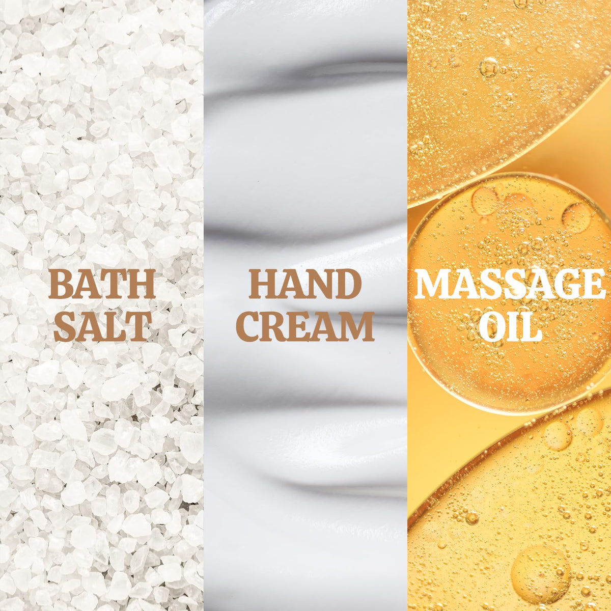 BFFLOVE massage oil being poured demonstrating smooth glide and hydration