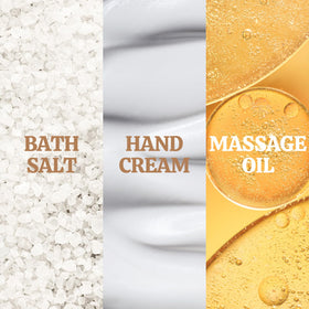 BFFLOVE massage oil being poured demonstrating smooth glide and hydration