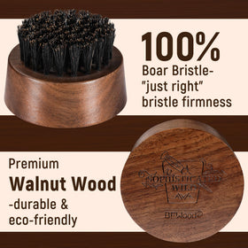 BFWood side profile highlighting compact round size and travel convenience benefit