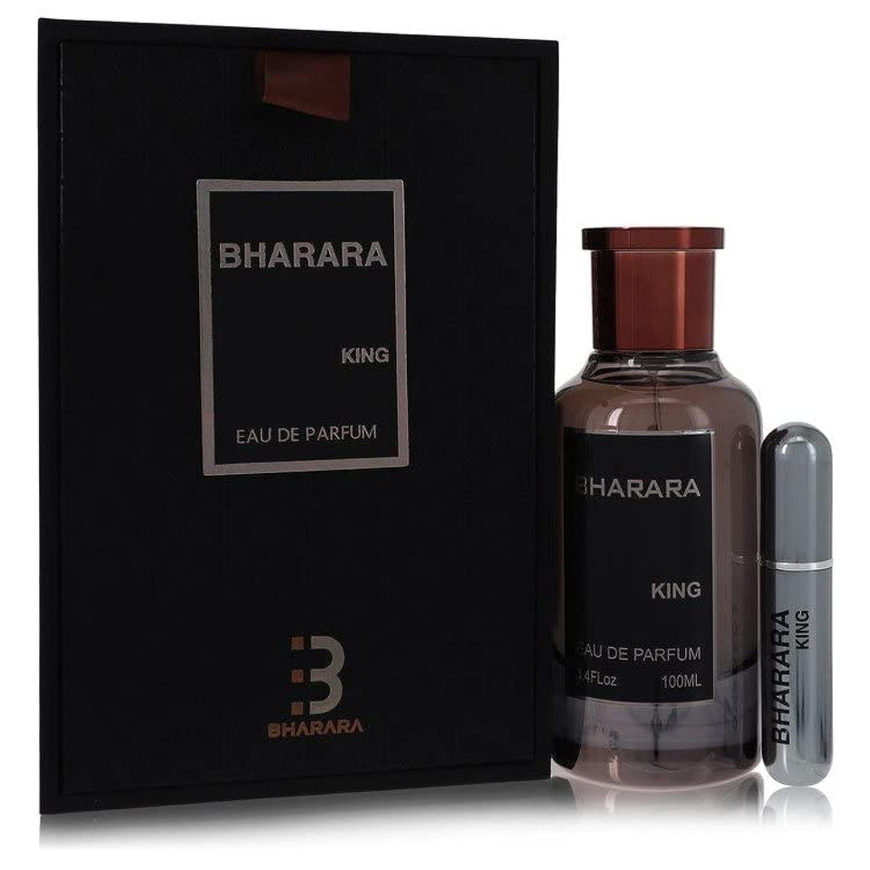 B Bharara front bottle view showing bold design and easy gifting