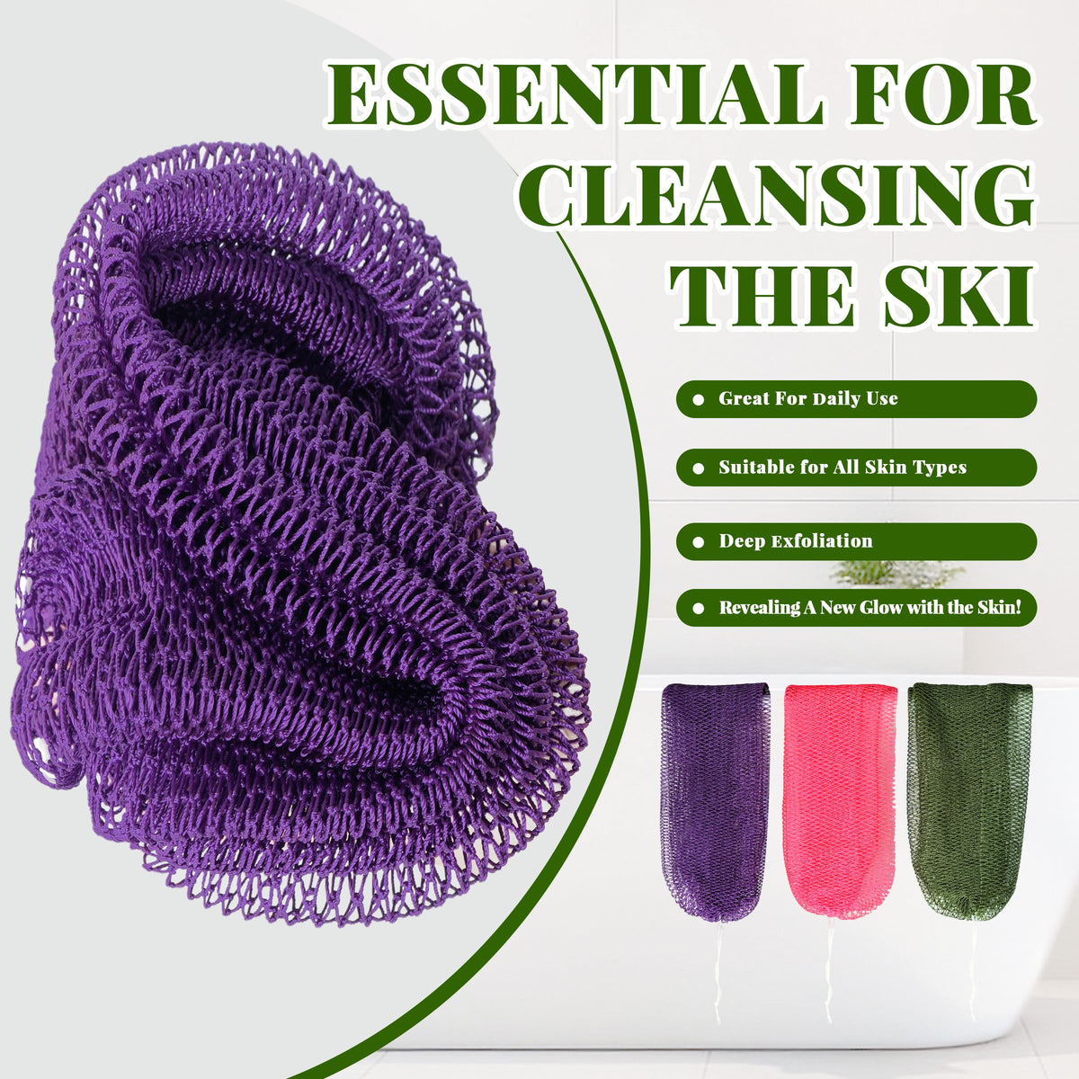 BHYTAKI net producing dense foam with soap for effective cleansing