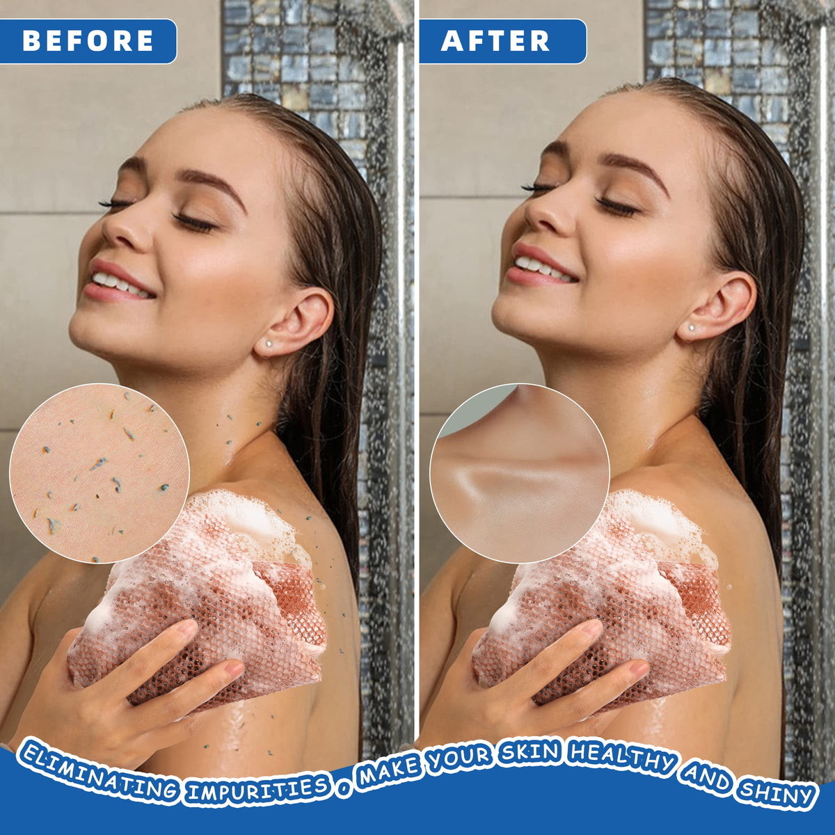 BHYTAKI hand holding net with foam, fast lathering saves soap