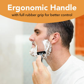 BIC Flex 4 Sensitive close-up of four ultra-thin blades for closer shaves