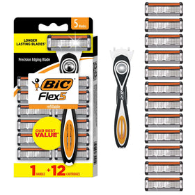 BIC Flex 5 front packaging showing kit contents and benefits