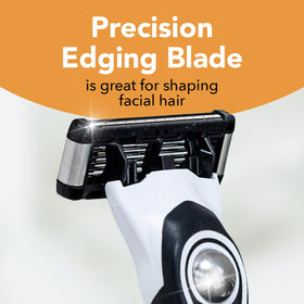 BIC Flex 5 ergonomic handle close-up for secure grip and control