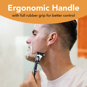 BIC lubricating strip close detail with aloe and vitamin E glide