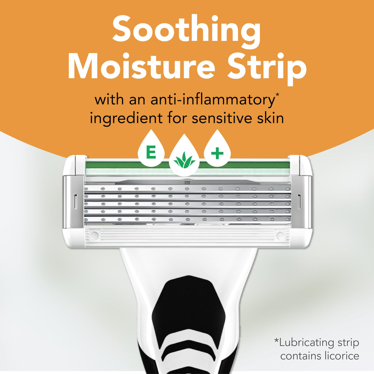 BIC Flex 5 Sensitive pivoting head in motion to follow facial contours