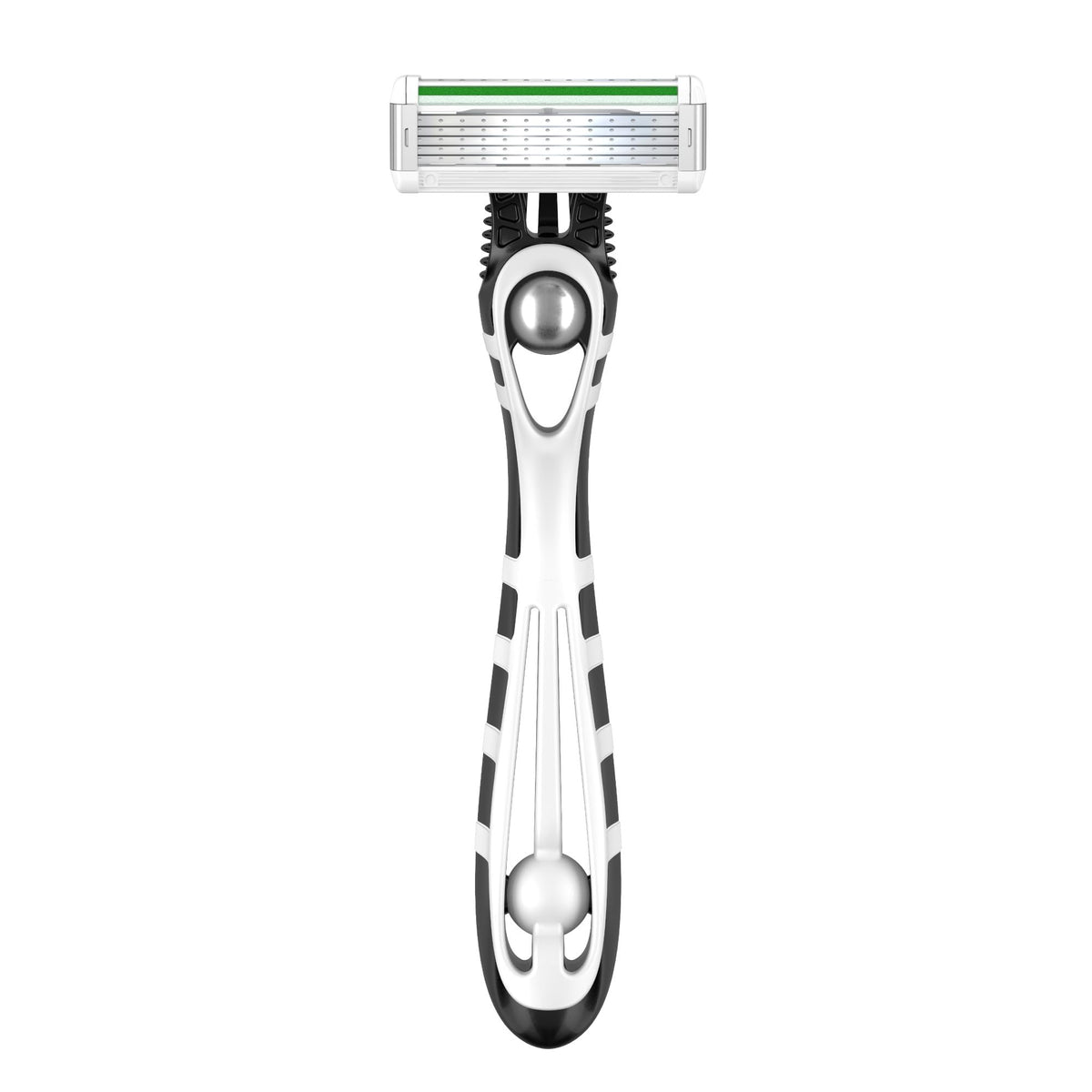 BIC Flex 5 razor held in hand to show size and scale for easy handling