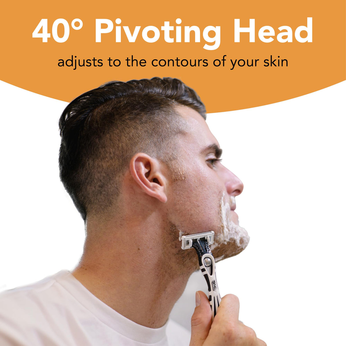 BIC Flex 5 razor with blade cover ready for travel protection and safe storage