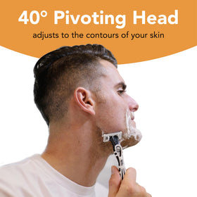 BIC Flex 5 razor with blade cover ready for travel protection and safe storage