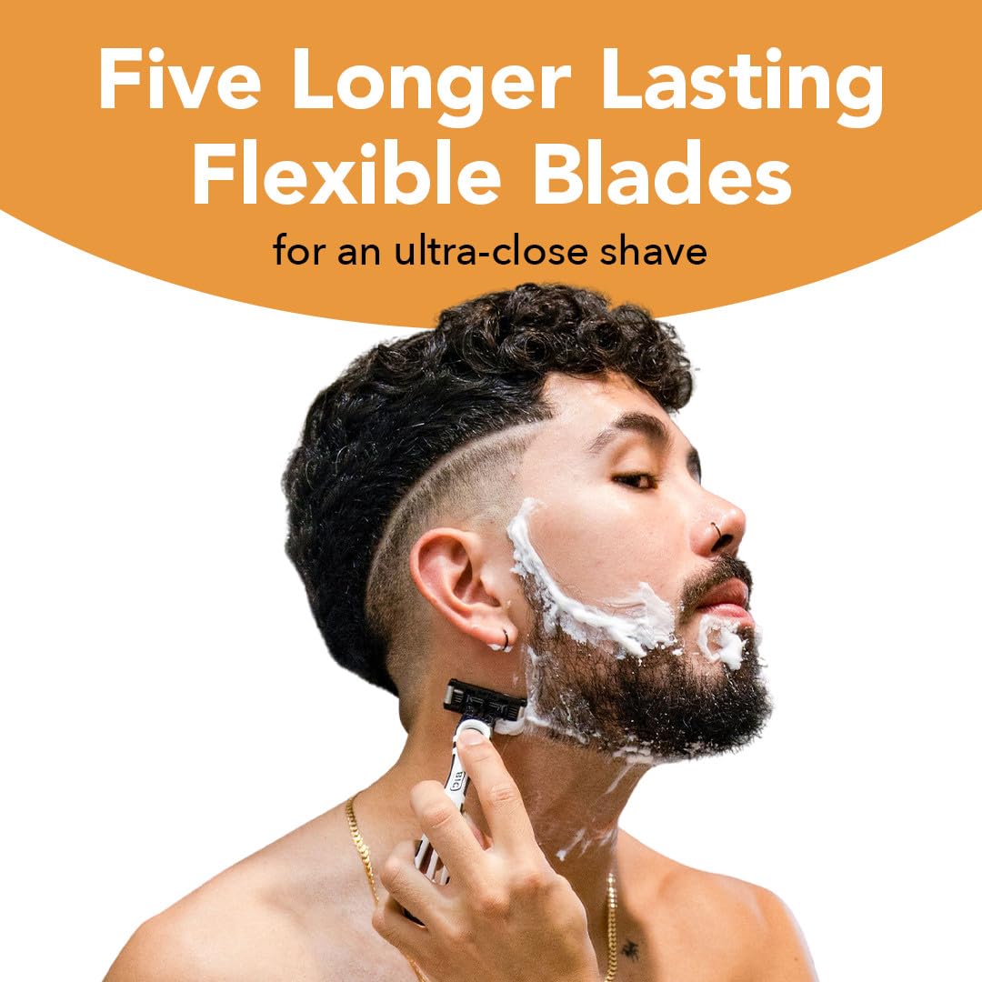 BIC Flex 5 built-in precision edging blade for neat lines