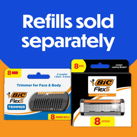 BIC Flex 5 inside a travel toiletry bag illustrating ready-to-use convenience