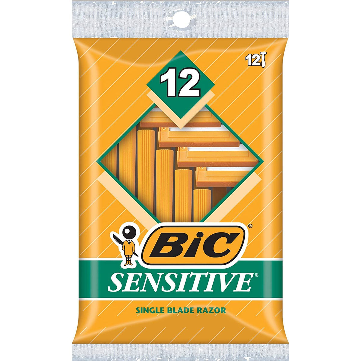 BIC front packaging showing two 12-count packs and convenience